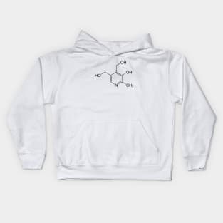 Vitamin B6 Pyridoxine C8H11NO3 Kids Hoodie